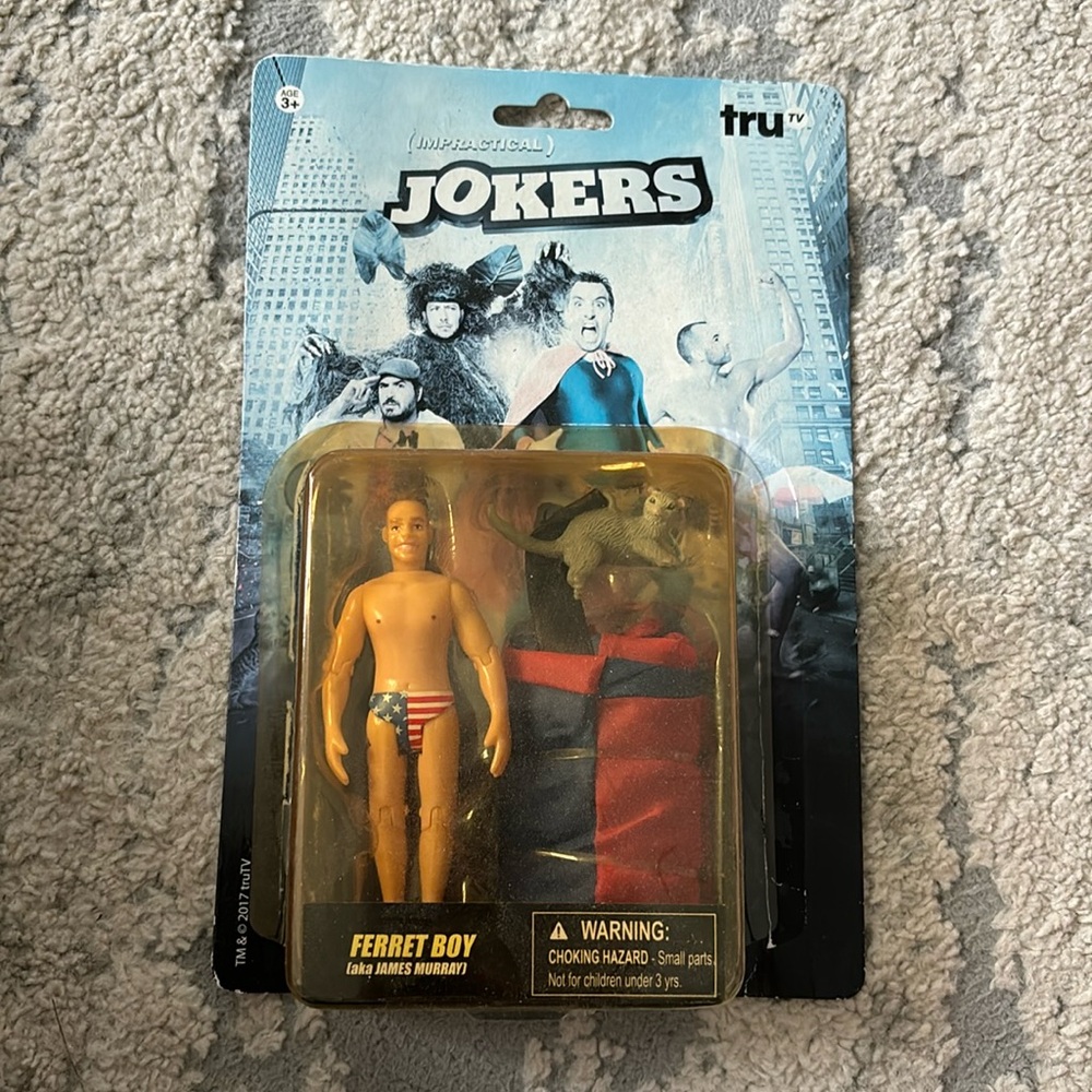 truTV Impractical Jokers James Murray Ferret Boy Emce Toys 4" Action Figure